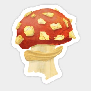 Amanita Mushroom Sticker